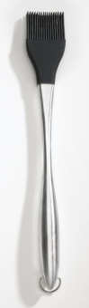 PRO Edelstahl Pinsel mit Silikonborsten 11,5" 