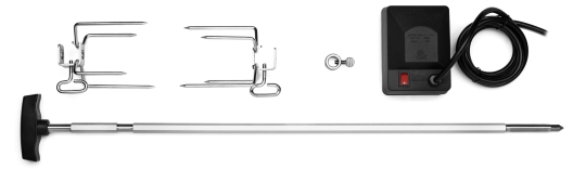 Rotisserie Heavy Duty für Holzkohle Kugelgrill PRO-3 