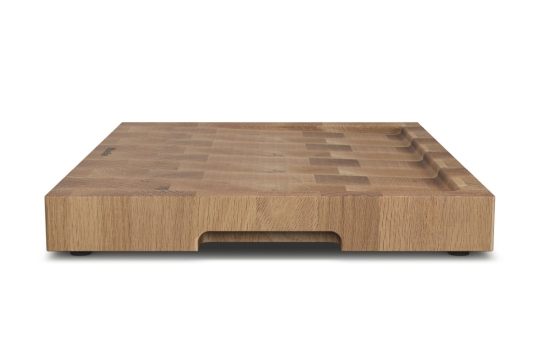 ChopBlock Schneidebrett Schneidebrett aus Eichenstirnholz 